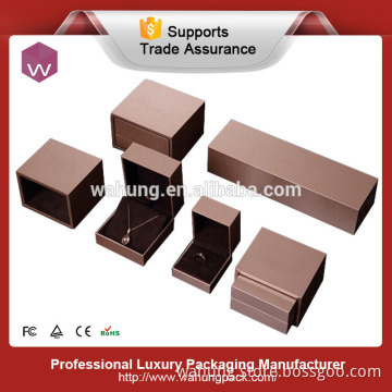 luxury handmade recycle paper plastic jewelry box wholesale